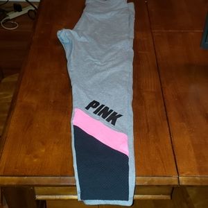 NWT Pink high waist leggings Sz Large